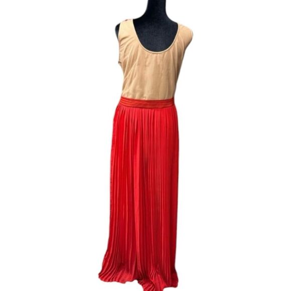 Anthropologie Rina Dhaki Rubied Dusk Dress Formal Boho Embroidered Size 4 - Picture 5 of 10